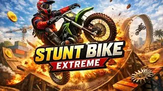 Motorcycle wali game | Impossible Bike Stunts 🔥 #bikestunt  #gaming #stunt 