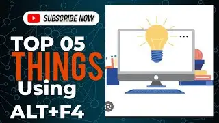 5️⃣ Things You Can Do in Computer By Using ALT+F4 Key's