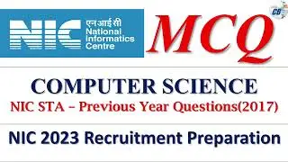 Scientific/Technical Assistant 'A' - Detailed SOLUTIONS - 2017 | Previous Year Paper | NIELIT (NIC)