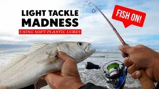 Ultra&nbsp;Light&nbsp;Tackle&nbsp;Beach&nbsp;Fishing: Nice Battles And Unexpected Results! Fish on! #beachfishing