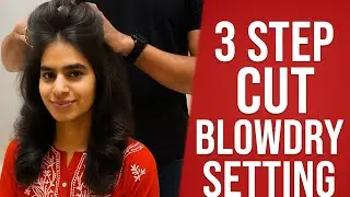  &ldquo;3 Step Haircut with Perfect Blowdry | Easy Styling Tutorial&rdquo;