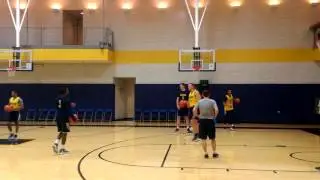 TheWolverine.com: Basketball practice 1