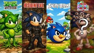 SONIC in different Games 5 (EVOLUTION)