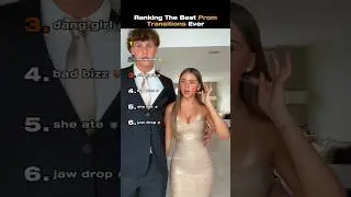 Ranking The Best Prom Transitions OAT #shortsviral