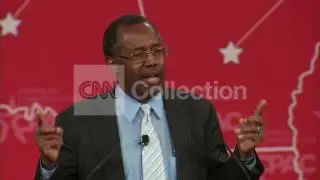 CPAC:CARSON-NOT READY FOR HILLARY