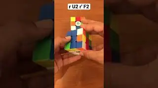 Solve this F2l case rotationless | F2L tricks 8 #shorts