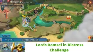 Lords mobile Damsel in Distress Challenge | Heroes' Assault Chapter 1