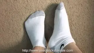 Nike Used Socks And Bare Stinky Feet
