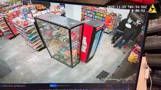 SURVEILLANCE VIDEO: Spray used in South Windsor gas station robbery, police say