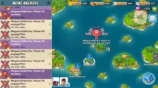 Boom Beach - Mega Turtle - Stage 40 and 41 Solo - HIGHSCORE german - great op solo