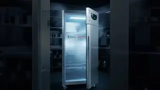 This Fridge Just Got an Epic Frozen Logo Reveal ❄️✨ | AI Product Ad #Shorts