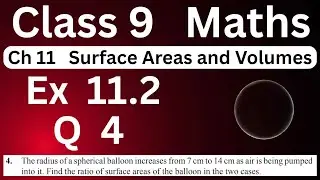 Class 9 Exercise 11.2 Question 4 Surface Areas and Volumes | Chapter 11 NCERT Solutions  | JP Sir 