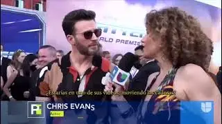 Chris Evans is a huge fan of SHAKIRA!