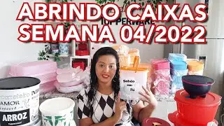 ABRINDO CAIXAS | SEMANA 04 VITRINE 01/2022 | Evellin Tupperware