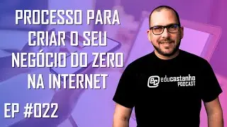 PROCESSO PARA CRIAR O SEU NEG&Oacute;CIO DO ZERO NA INTERNET | Edu Castanho Podcast #022