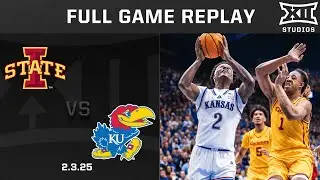 Iowa State vs. Kansas (2.3.25) Full Game Replay | 2024-25 Big 12 Men's Basketball