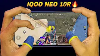 Best 120 fps HANDCAM Gameplay 🔥 | Iqoo Neo 10r 😍  BGMI - PUBG MOBILE