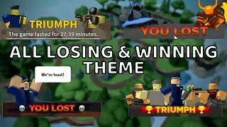 ALL Triumph & Losing Theme (TDS  music) | Tower defense simulator