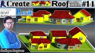 #14 Revit Roof By Footprint Command Explained in Hindi