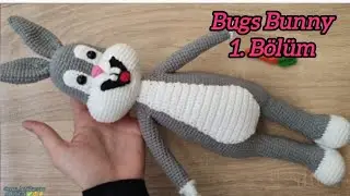 Bugs Bunny Amigurumi Tarifi 1. Bölüm/English Subtitled #crochet #keşfet #amigurumi #örgü #bugsbunny