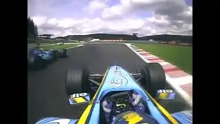 F1 &ndash; Jarno Trulli completely loses confidence in his car (Onboard) &ndash; Belgium 2004