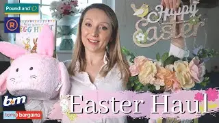 Easter Haul - B&M, The Range, Home Bargains & Poundland.  Easter Basket Ideas & Crafts
