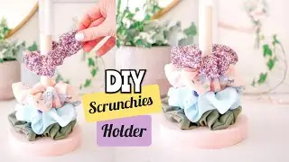 How to make Scrunchies holder | Diy scrunchies Holder at home | Diy rubber band holder