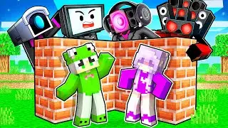 Build To SURVIVE SKIBIDI TOILET In MINECRAFT!
