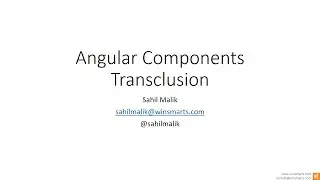 11. Learn Angular: Components Transclusion