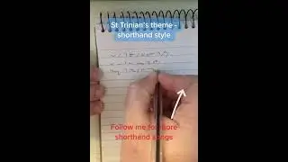 St Trinian's theme - shorthand style