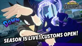 🔥 LIVE: My Hero Ultra Rumble Season 15 – Ranked, Customs & Crossplay Chaos!