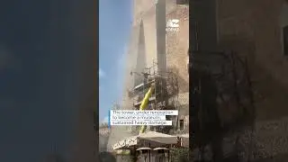 На видео запечатлены последствия обрушения средневековой башни в Риме