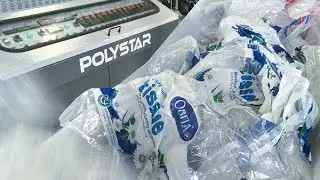 Two stage recycling plastic machine in Malawi