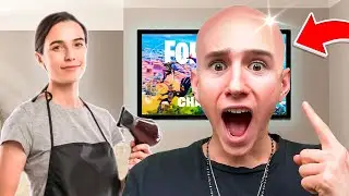 MIA *SORELLA* mi TAGLIA i CAPELLI MENTRE GIOCO a FORTNITE!! Assurdo