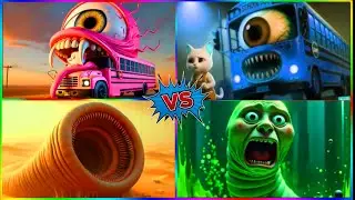 MEGA SCHOOLBUS VS THOMAS TRAIN vs ZOONOMALY 🚍🚆 | COFFIN DANCE SONG
