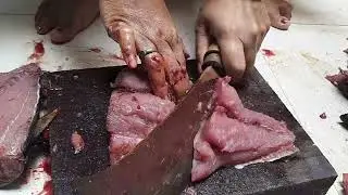 Big Tuna Fish Cutting at Home India  Home Fish Cutting  SMN Fish Cutting