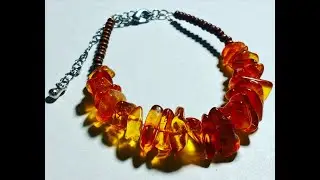 DIY - Making a simple Amber Bracelet.
