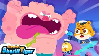 Gluttonous Monster at the Party S01E13 | 🐯Sheriff Tiger | Cartoon