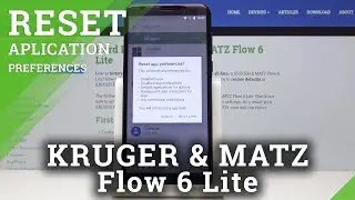How to Reset App Preferences on KRUGER & MATZ Flow 6 Lite - Restore Original App Settings