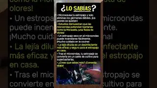 &iexcl;Stop! Tu estropajo y el micro: la verdad oculta