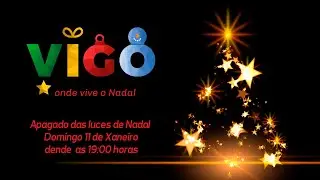 Apagado das luces de Nadal 2025-2026 en Vigo