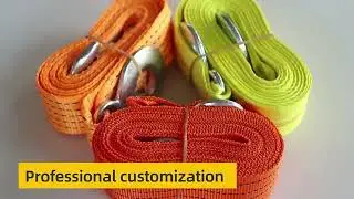 Heavy Duty Tow Strap for Towing Vehicles | Custom & OEM