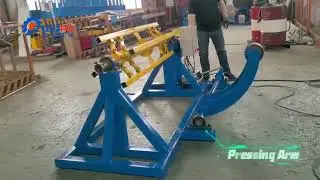 Metal Coil Decoiler with Press Arm | Electric Decoiler for Roofing Sheet Line