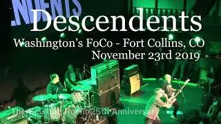 Descendents Live - Victim of Me - Washington&rsquo;s FoCo Fort Collins, CO - November 23rd 2019