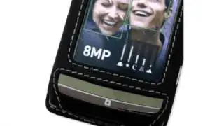 Carrymobile Leather Case for LG GC900 Viewty Smart - Sleeve Type (Black)