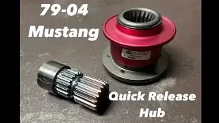 79-04 Mustang Steering Wheel Quick Release! | Detroit Drifting Co