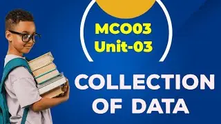 MCO03 Unit-03 | Collection of Data| Sources of Data| Malayalam Classes For IGNOU |