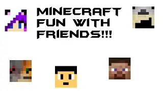 Lets Play Minecraft With Friend's episode 1 Zelenious, MCappuchinopanda, MRmartash, Heath Is Pro