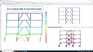 Eccentrically Braced Frame in SAP2000