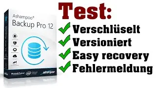 g&uuml;nstige Backup Software im Test: Ashampoo Backup Pro 12